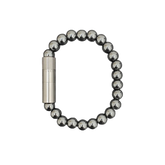 Les Fines Lames Punch Bracelet STEEL Hematite 8mm Large